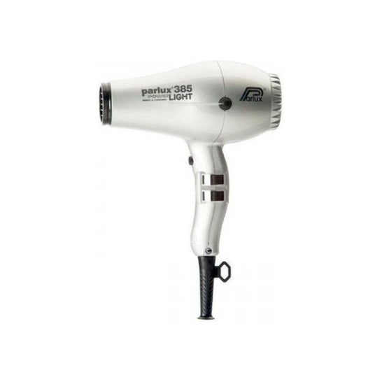Parlux Hair Dryer 385 Powerlight Ionic & Ceramic Silver 1piece
