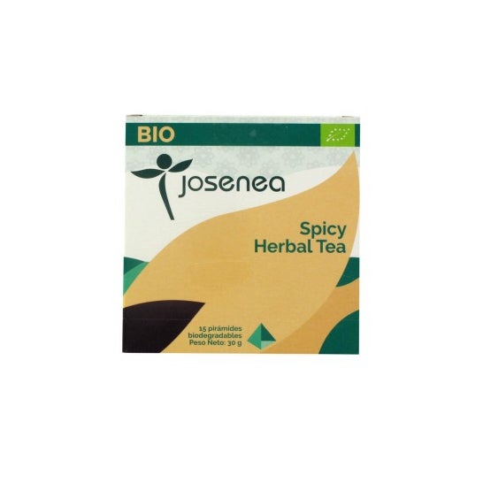 Josenea Spicy Herbal Tea BIO 15 pirámides en sobre