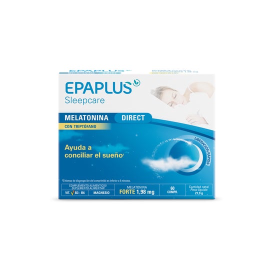 Epaplus Sleepcare Melatonina con triptófano 60 comprimidos