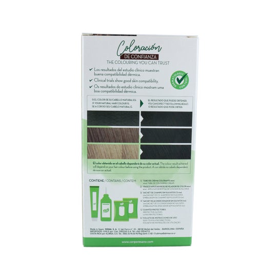 Corpore Sano Tinte Permanente Nº 4 Castaño140 ml