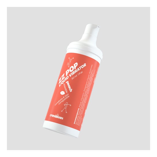 Crushious Vibrador Líquido Zz Pop Melocotón 30ml