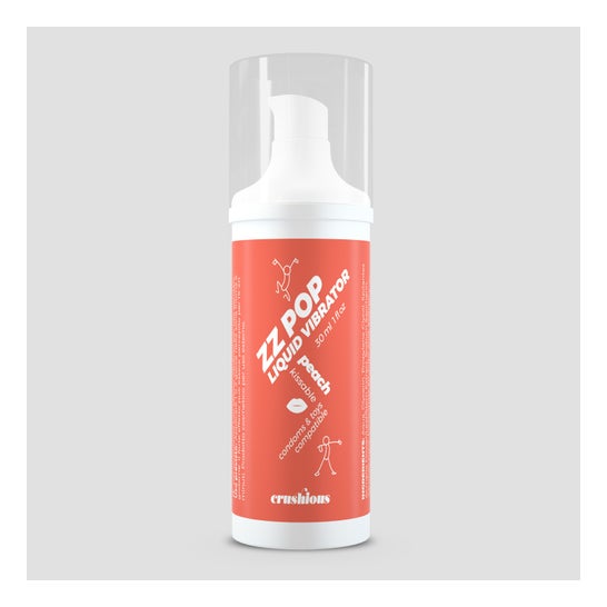 Crushious Vibrador Líquido Zz Pop Melocotón 30ml