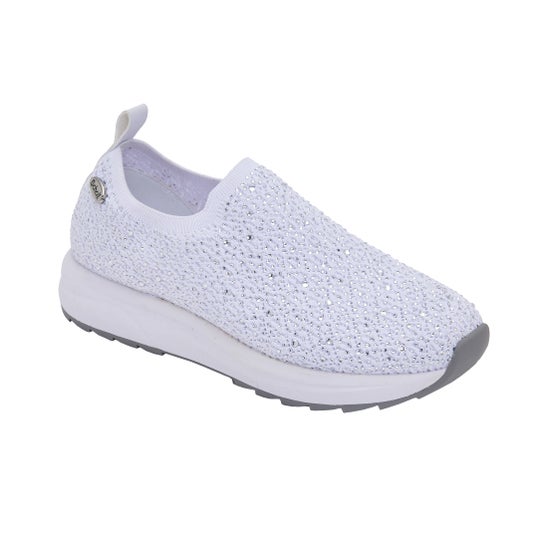 Scholl Beverly Sock Kni T+S Donna Bianco T40 1 Paio