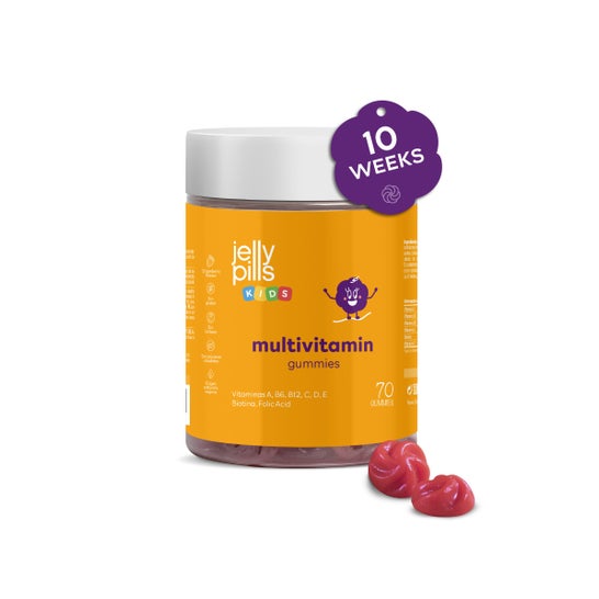 Jelly Pills Multivitaminas y Minerales Sin Azúcar Niños 70gummies