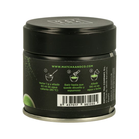 Matcha & Co Té Verde Matcha Premium 100% Orgánico 30g