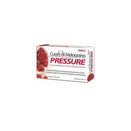 Optima Naturals Heart Of Pomegranate Pressure 30 Tablets