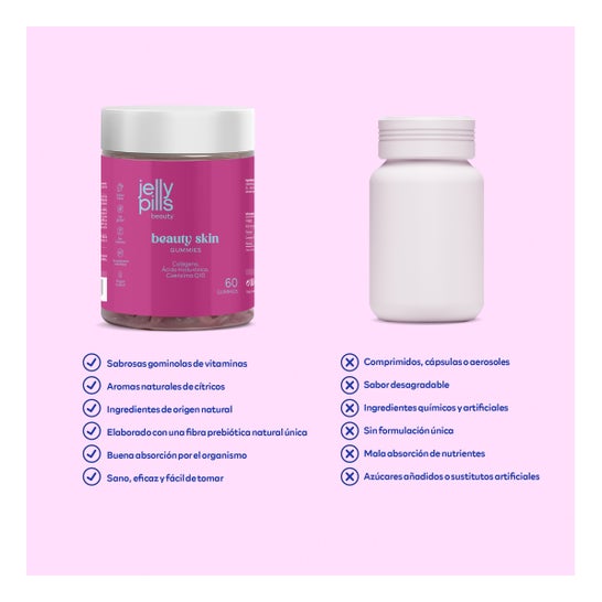 Jelly Pills® Beauty Skin Colagen Gummies 60uds