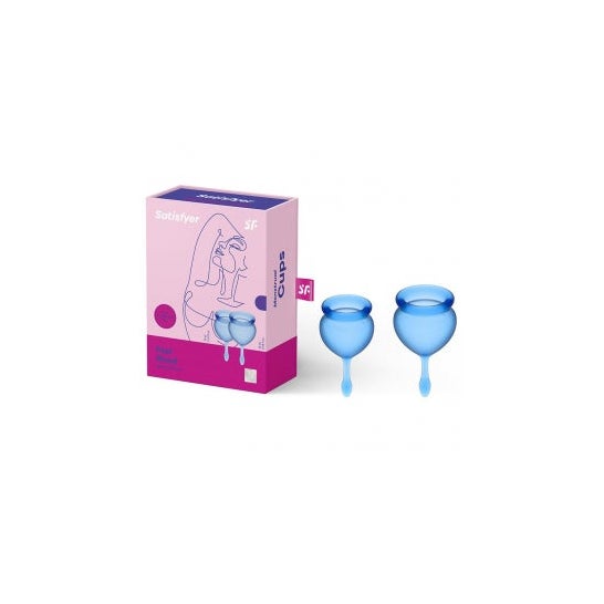 Satisfyer Kit Copa Menstrual Feel Good Azul Intenso 2uds
