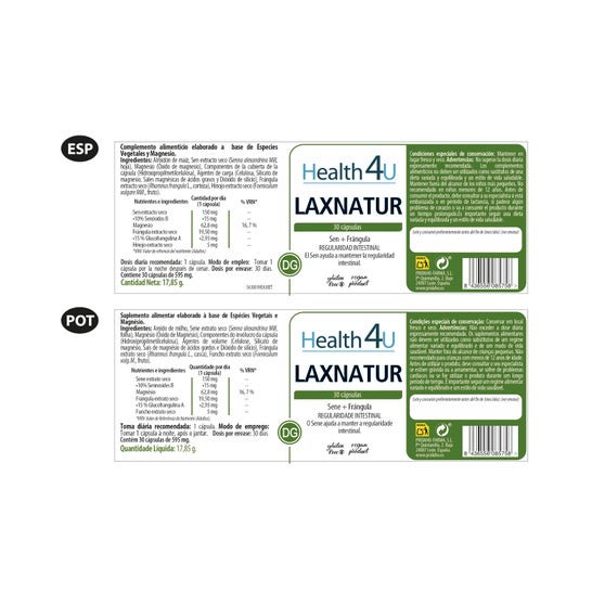 H4U Laxnatur Sen + Frángula 30caps