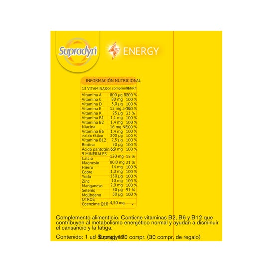 Supradyn Energia 90+30comp