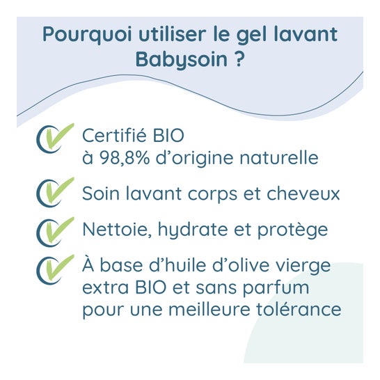 Babysoin gel Lavant Bébé 2 X500 ml