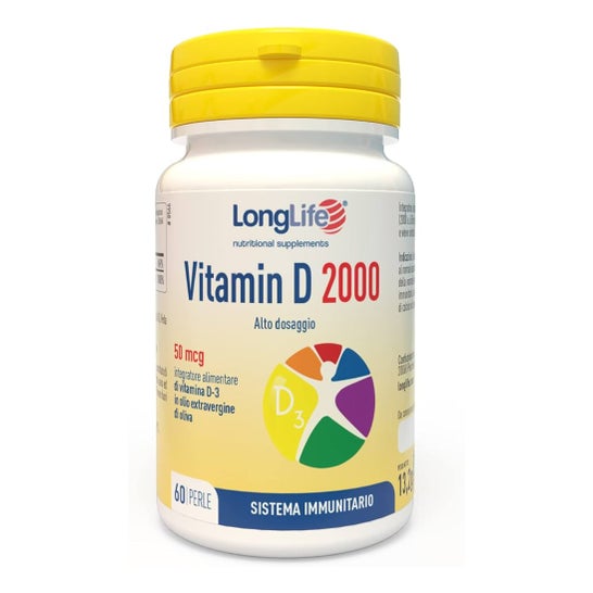 Long Life Vitamina D 2000UI 60caps