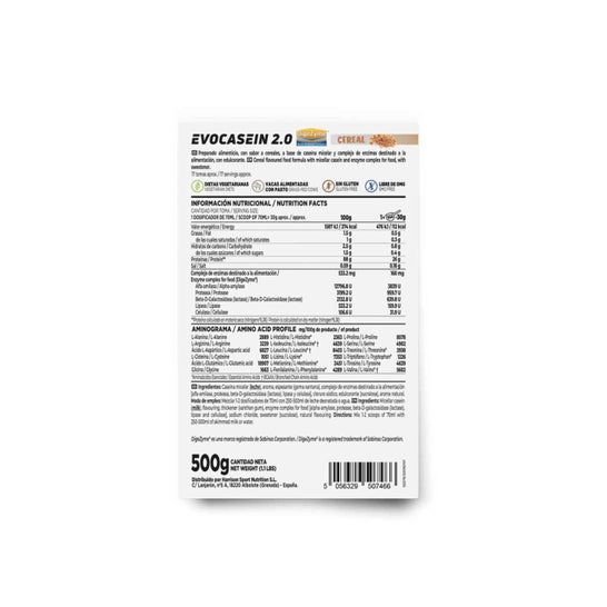 HSN Evocasein 2.0 Caseína Micelar + Digezyme® Cereales 500 g