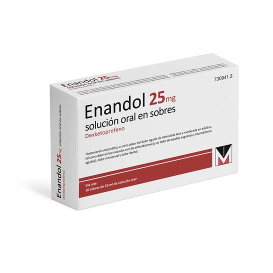 Enandol 25 mg 10 sobres