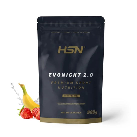 HSN Evonight 2.0 Proteínas de Liberación Secuencial Fresa y Plátano 500g