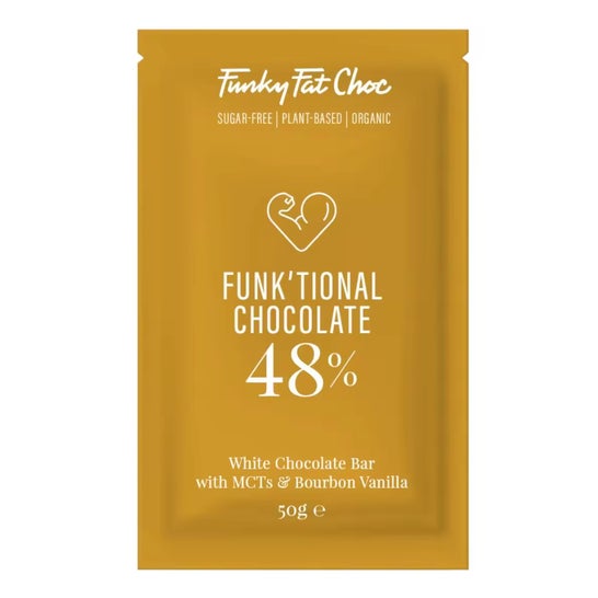 Funky Fat Foods Chocolate Blanco Keto 10x50g