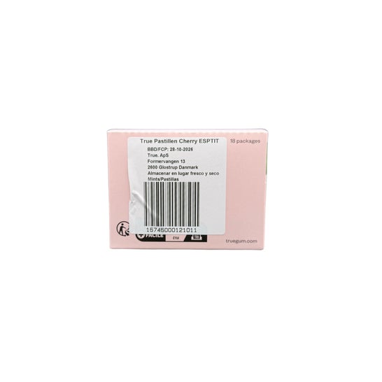True Mints Caramelle Senza Zucchero Ciliegia 18x13 g