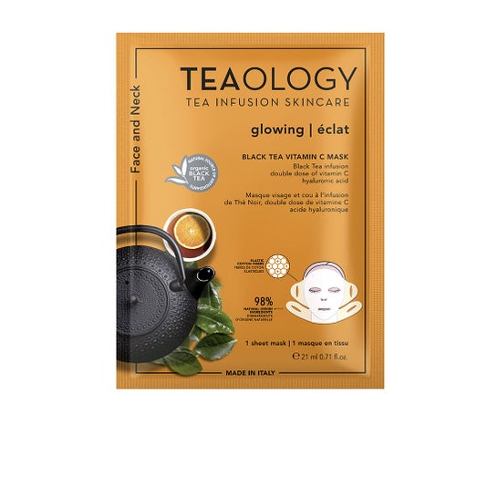 Teaology Face And Neck Black Tea Vitamin C Mask 21ml
