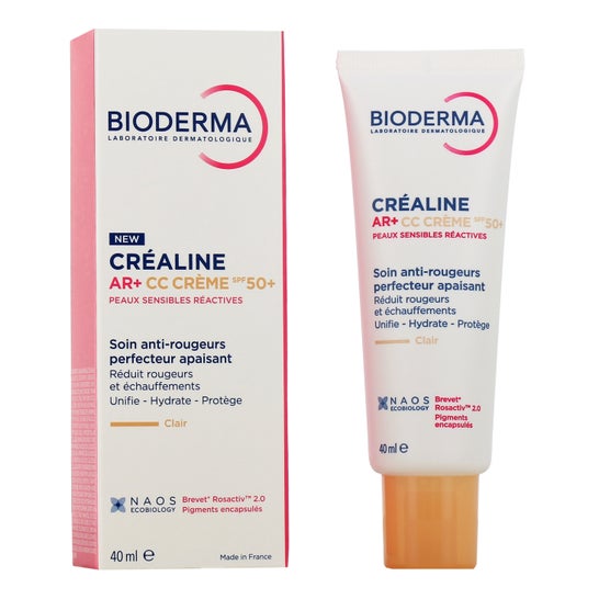 Bioderma Crealine AR+ CC Crema Spf50+ Tono Claro 40ml