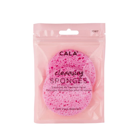 Cala Cosmetic Sponges Cellulose Cleansing Sponges 2pcs