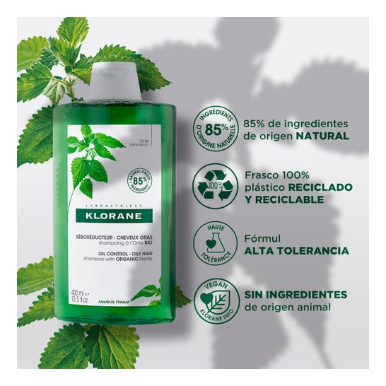 Klorane Champú a la Ortiga BIO 400ml