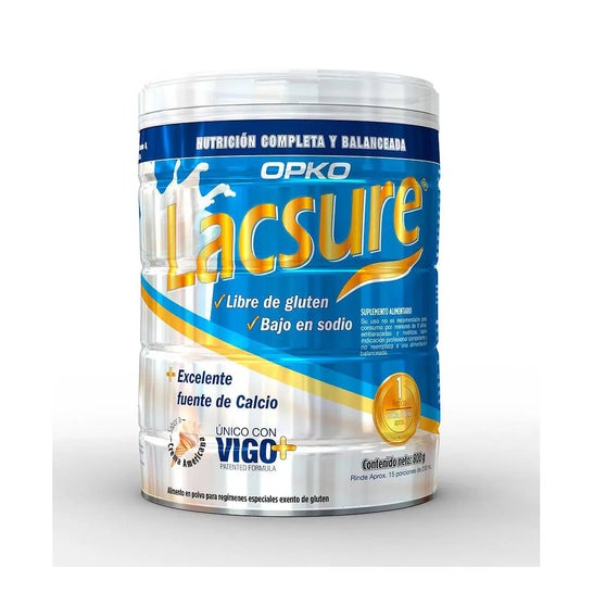 Lacsure Polvo Oral Sabor Vainilla Sin Gluten 800g Lacsure Polvo Oral Sabor Vainilla Sin Gluten 800g