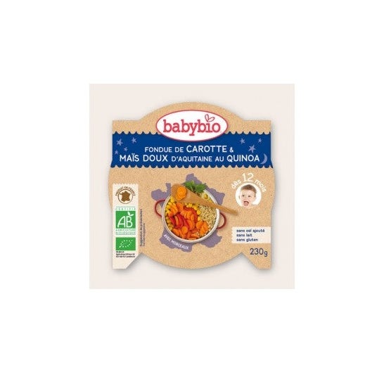Babybio Plato Pequeño Verduras con Quinua Orgánica en 12 Meses 230 g