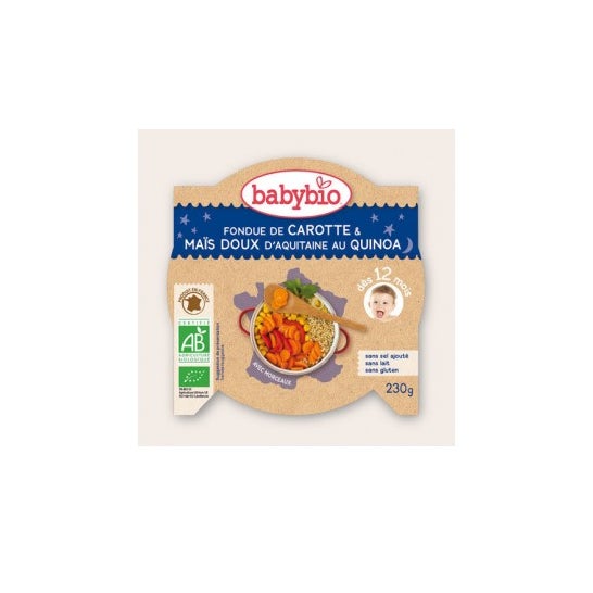 Babybio Plato Pequeño Verduras con Quinua Orgánica en 12 Meses 230 g