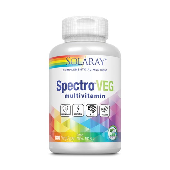 Solaray Spectro Vegetariano Vegetariano 180 Caps
