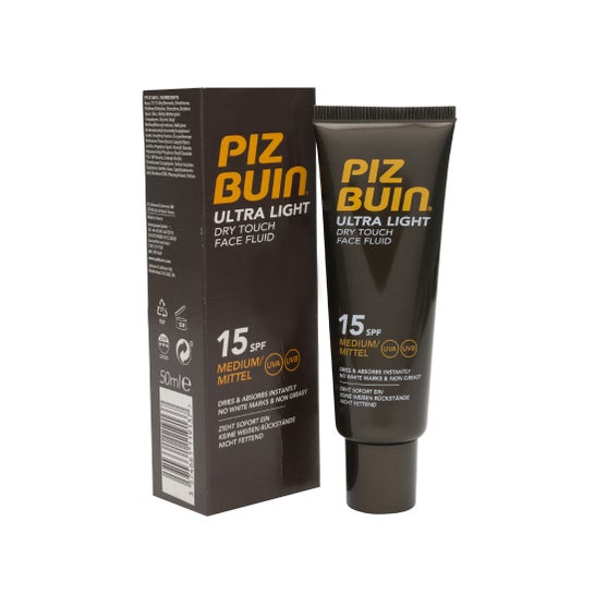 Piz Buin™ Ultra Light LSF15+ Gesichtscreme trockenes Gefühl 50 ml