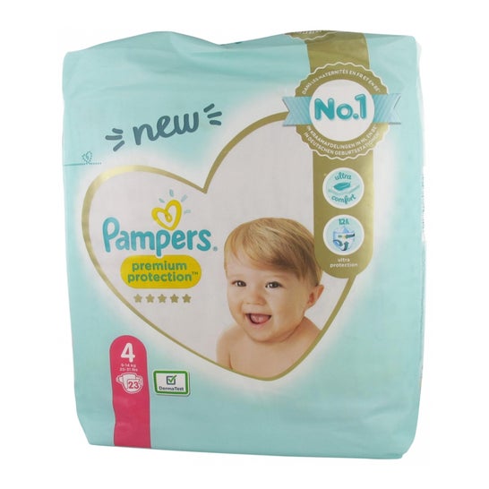 Pampers Premium Protection Pannolini T-4 9-14kg 23uts