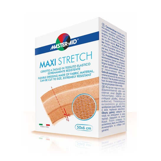 Master-Aid Stretch Cerotto A Taglio In Tessuto Elastico Resistente 50 X 6 Cm