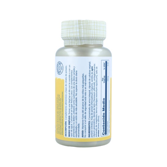Solaray Citrato de Potasio 60 caps