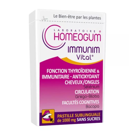 Homeogum Imunim Vital Pastilla Sublingual 40g