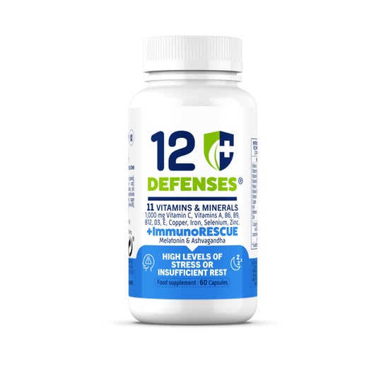 12 Defenses +ImmunoRescue 60cáps