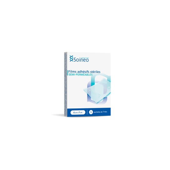 Soineo Pellicola adesiva sterile Pu 6x7 5 pezzi