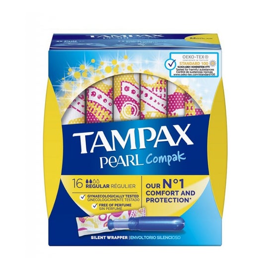 Tampax Compak Pearl Regular 16uds
