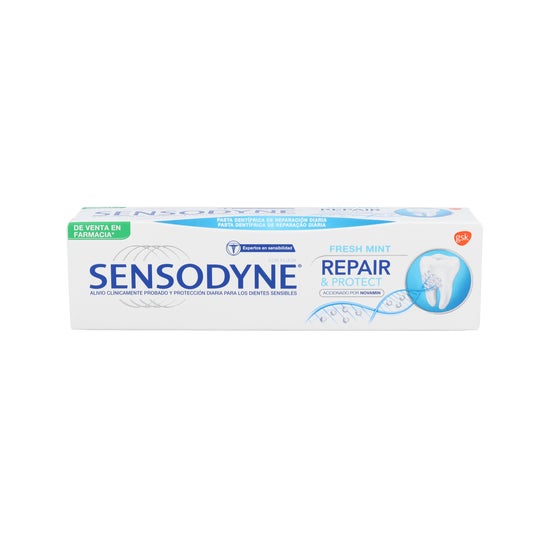 Sensodyne Reparation Og Beskyt Frisk Mint 75ml