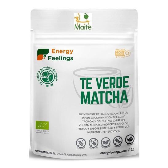Energy Feelings Té Verde Matcha Polvo Eco Vegan 1kg