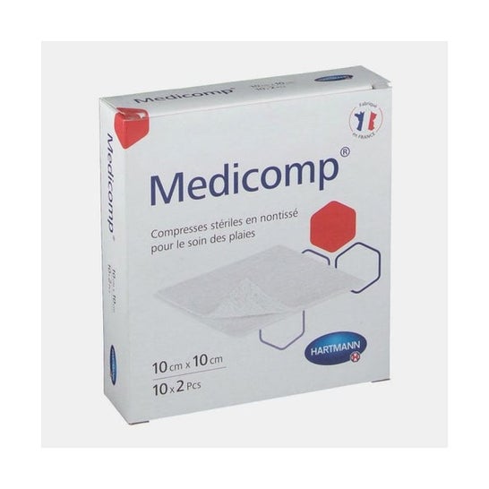 Medicomp Sterilt kompres 10x10cm 20uts