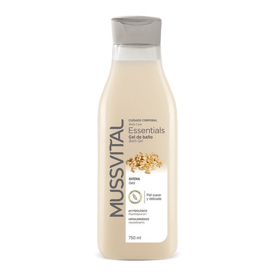 Mussvital essentials oat extract bath gel 750ml