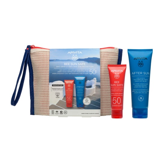 Apivita Bee Sun Safe Neceser Crema Antiedad SPF50 + Aftersun