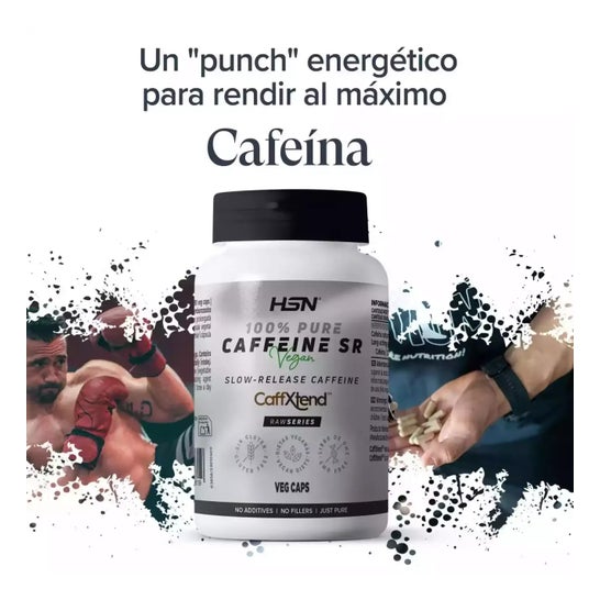 HSN Cafeína de Liberación Prolongada 400mg Caffxtend® 90vcaps