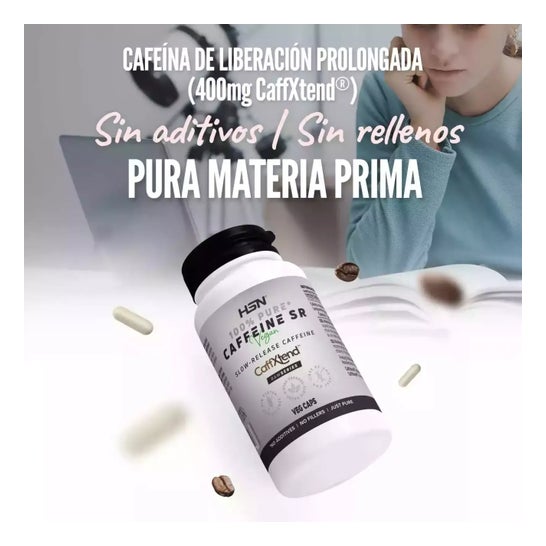 HSN Cafeína de Liberación Prolongada 400mg Caffxtend® 90vcaps