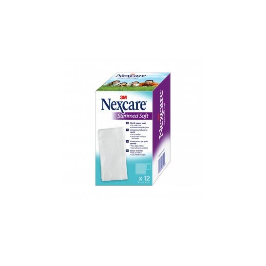 3M Nexcare Sterimed Soft Gasa Esteril Tejido Sin Tejer 18 Cm X 40 Cm 12 U