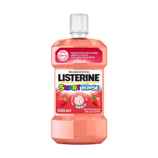 Listerine Smart Rinse Red Berries 500ml