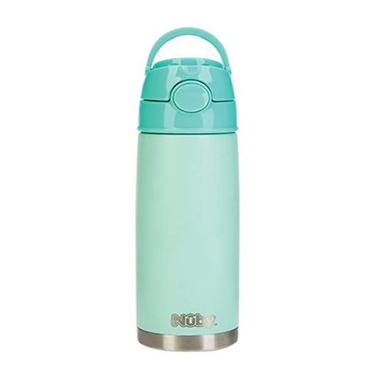 Nuby Taza Isotermica Thirsty Kids Verde 420ml 1ud