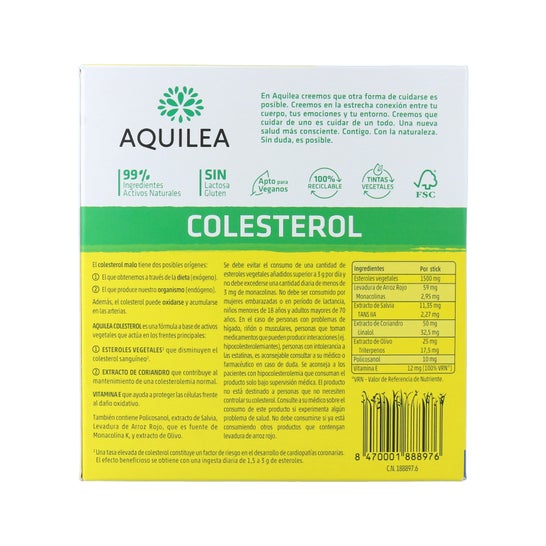 Aquilea Colesterol 20 sticks