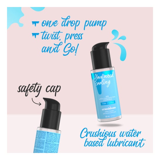 Crushious Lubricante con Efecto Frío 50 ml