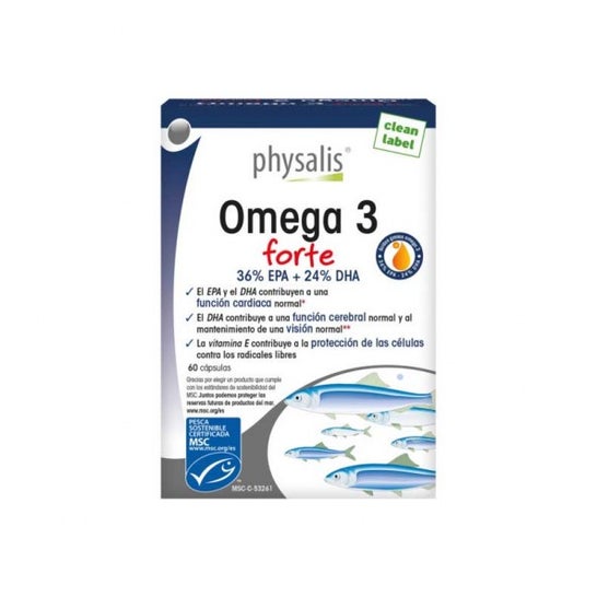 Physalis Omega 3 Forte EPA + DHA 60 kapsler